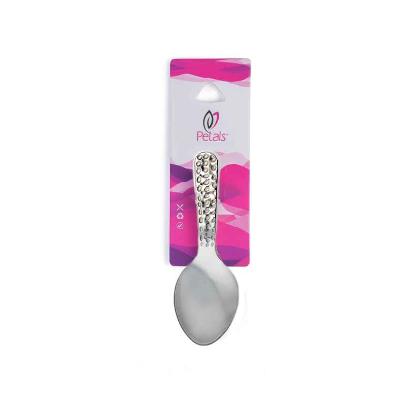 Petals 6Pcs Stainless Steel 8 Cm Broad Masala Spices Lifting Small Spoon