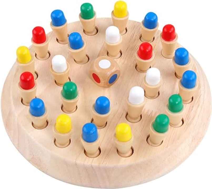Storio Geometric Memory Chess | Shape Sorting Educational Puzzle