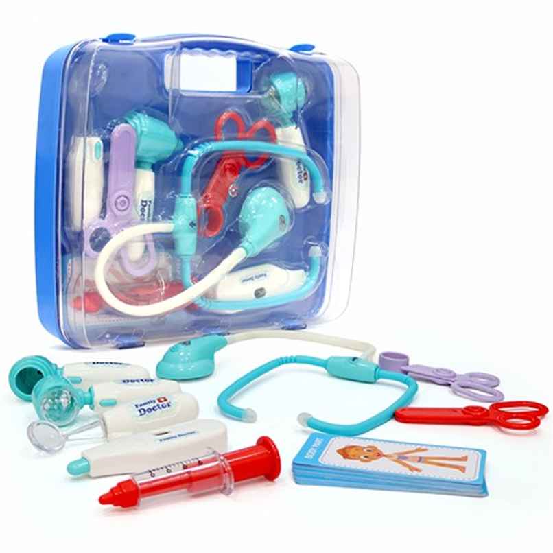 Aditi Toys Transparent Doctor Set Briefcase | 9 Pcs LED Pretend Play Medical Kit for Kids | 3+ years Aditi Toys Transparent Doctor Set Briefcase | 9 Pcs LED Pretend Play Medical Kit for Kids | 3+ years