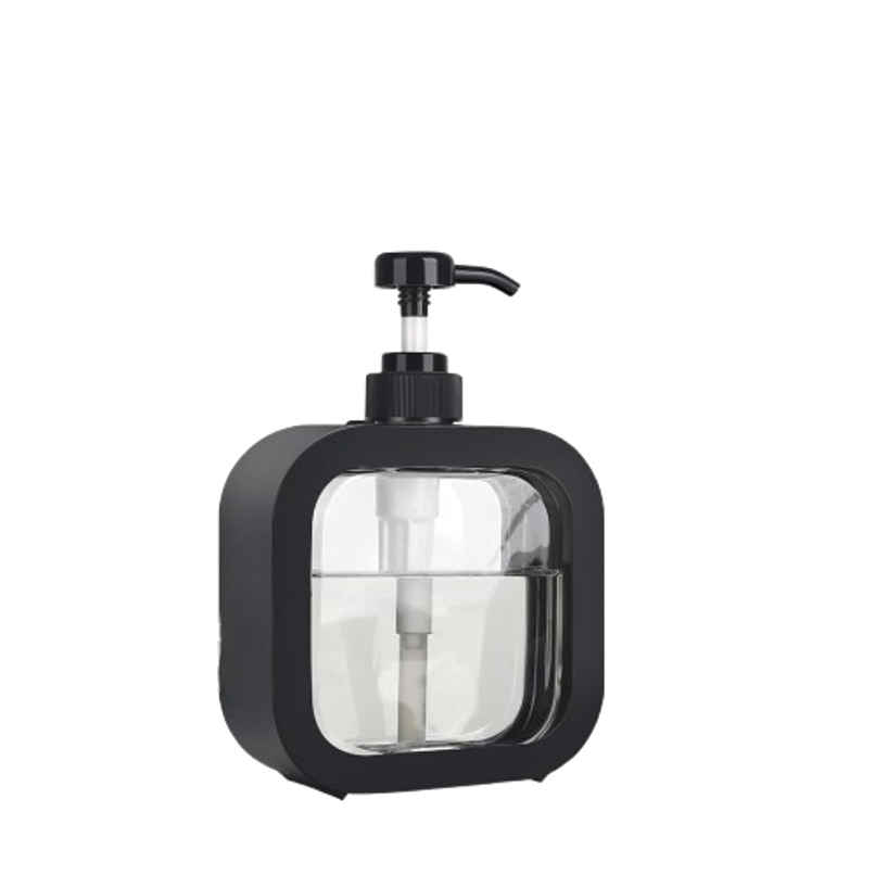 Perpetual Handwash Soap Dispenser | Refillable ABS Plastic for Bathroom & Kitchen (Black)