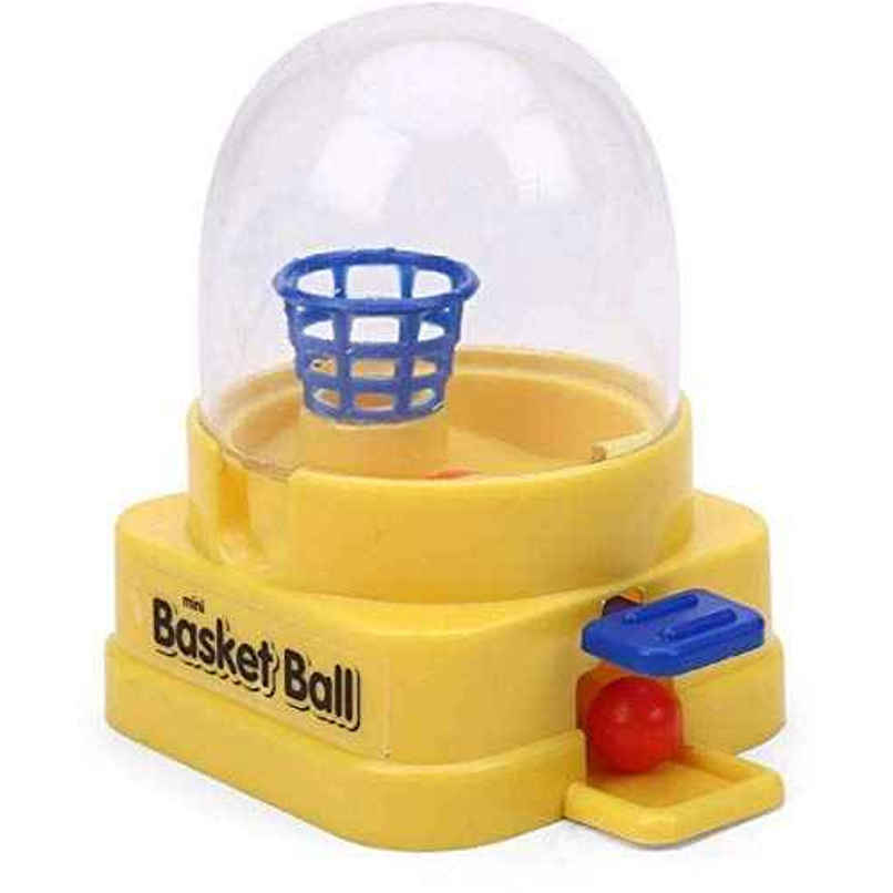 Storio Mini Basketball Game | Tabletop Basketball Toy - Yellow