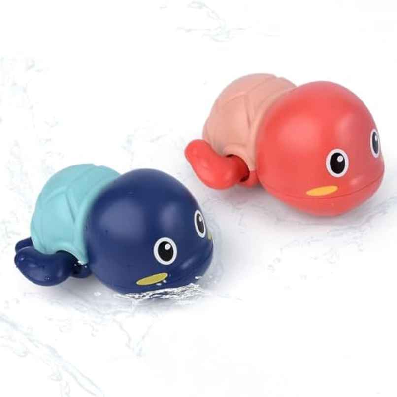 Storio Cute Swimming Baby Water Turtle Bath Toys For Toddlers