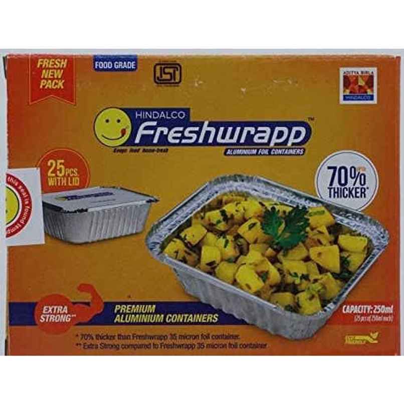 Freshwrapp Aluminium Containers - 250 ml Freshwrapp Aluminium Containers - 250 ml