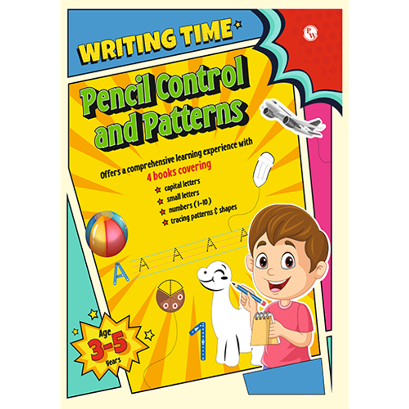 Writing Time Kids' First Pencil Control L Capital & Small Letters, Numbers & Shapes