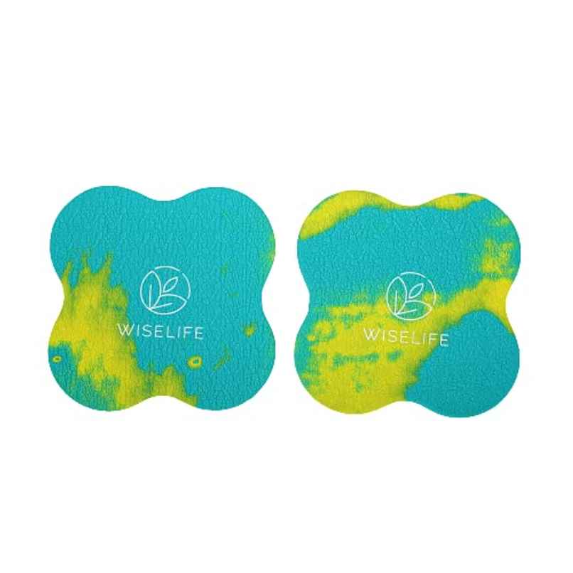 Wiselife 16mm Knee & Elbow Cushion Pad - Aqua Yellow (Set of 2)