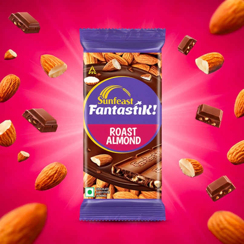 Sunfeast Fantastik Roasted Almond | Nutty & Crunchy