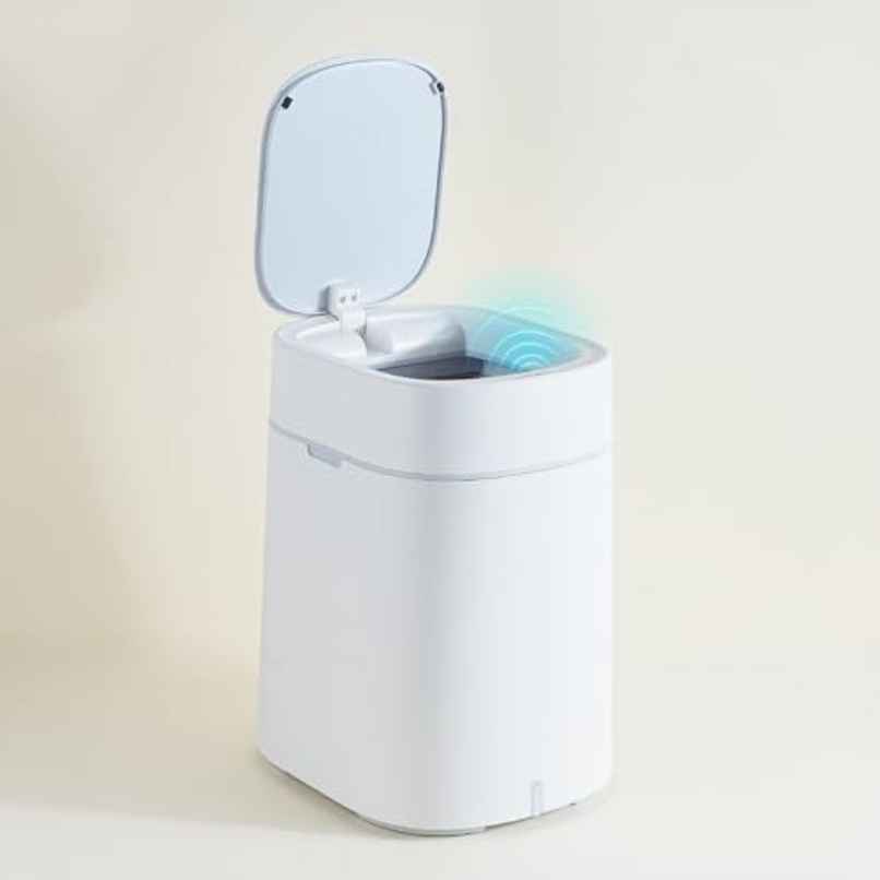 Lifelong Automatic Motion-Sensor Dustbin with Slow Descent & One Touch Operation | 12 L | White Lifelong Automatic Motion-Sensor Dustbin with Slow Descent & One Touch Operation | 12 L | White