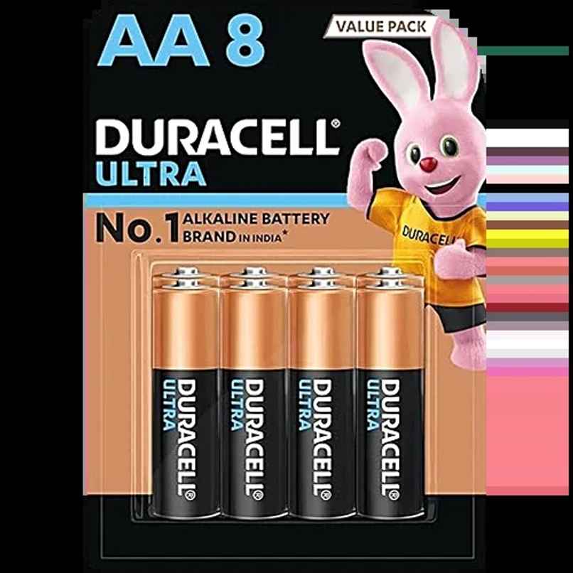 Duracell Ultra Alkaline AA Batteries | Pack of 8