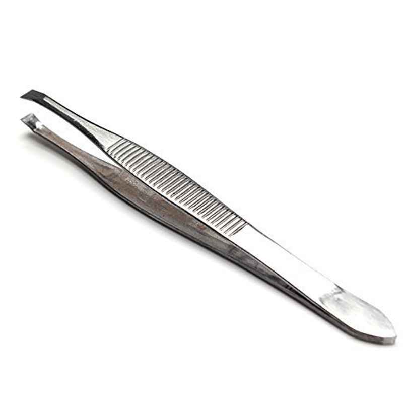 Beautiliss Tweezer Plucker with Square Tip for Precise Eyebrow Hair Removal and Grooming Beautiliss Tweezer Plucker with Square Tip for Precise Eyebrow Hair Removal and Grooming
