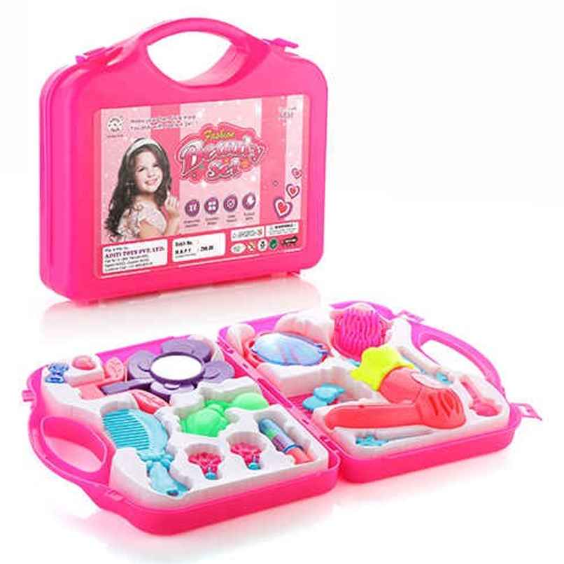 Aditi Toys Beauty Playset with Foldable Suitcase for Kids | Age 3+ years years Aditi Toys Beauty Playset with Foldable Suitcase for Kids | Age 3+ years years