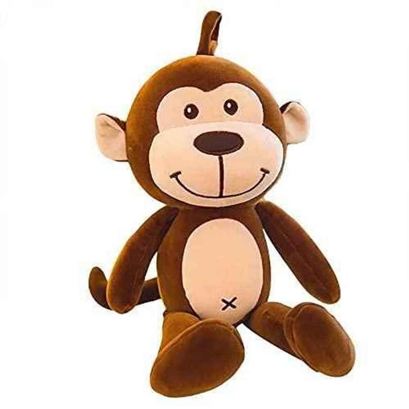 Dearjoy Monkey With Antenna Soft Toy - Brown Dearjoy Monkey With Antenna Soft Toy - Brown