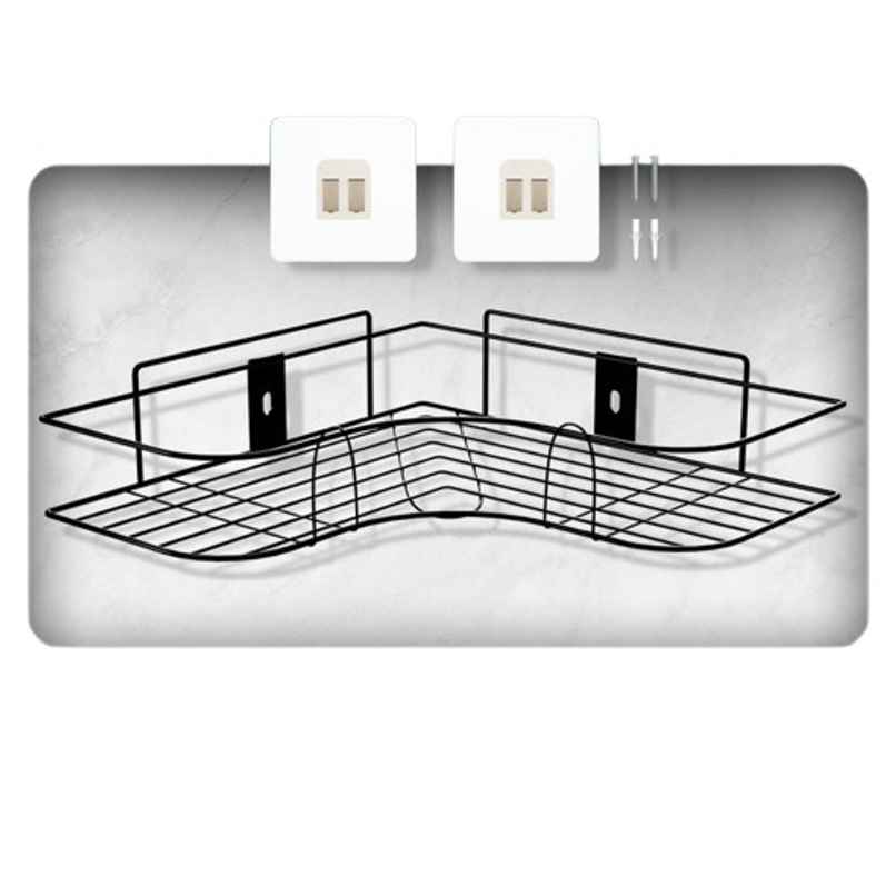 Lorazzo Classic Bathroom Corner Shelves - Self Adhesive Without Drill