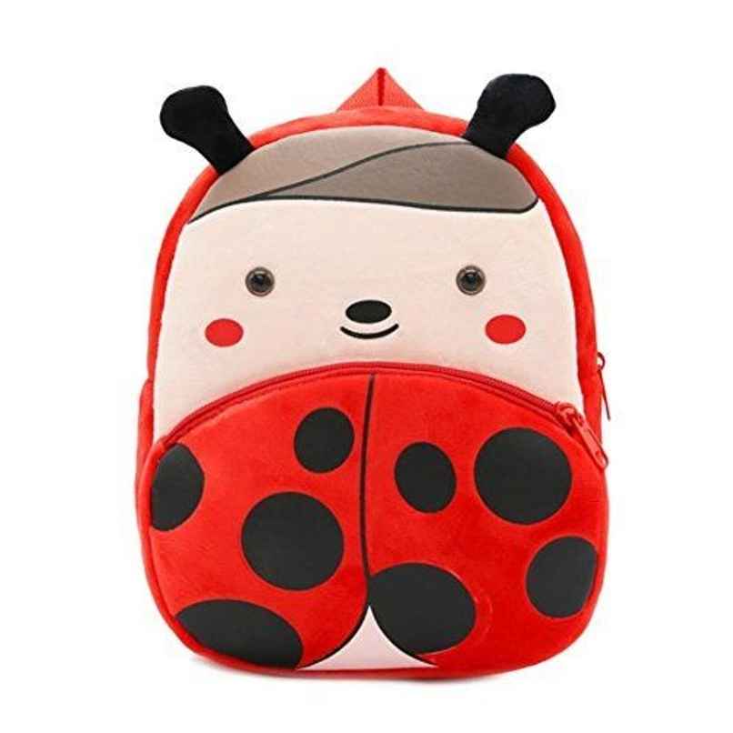 DearJoy Ladybird Kids School Bag Backpack - Red | 37cm