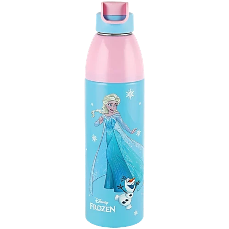 CELLO Kidzbee Uranus 600 Frosted Fun Print Water Bottle 680ml, Light Blue | Leakproof CELLO Kidzbee Uranus 600 Frosted Fun Print Water Bottle 680ml, Light Blue | Leakproof