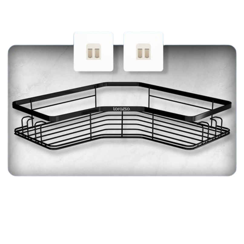 Lorazzo Premium Bathroom Corner Shelves- Self Adhesive Without Drill