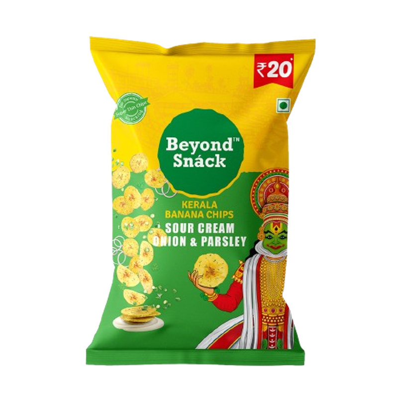 Beyond Snack Kerala Banana Chips | Sour Cream Onion & Parsley Beyond Snack Kerala Banana Chips | Sour Cream Onion & Parsley