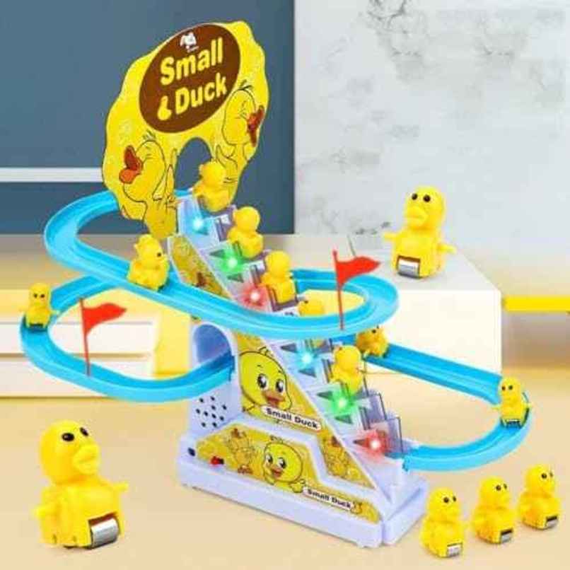 Storio Duck Slide Track Set | Stair Climbing Ducklings Toy Storio Duck Slide Track Set | Stair Climbing Ducklings Toy