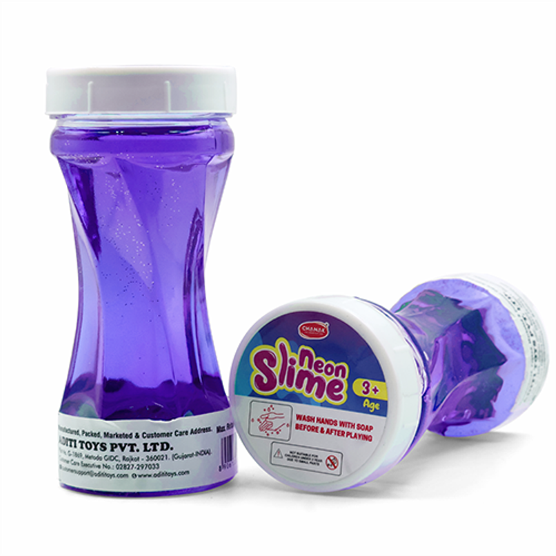 Aditi Toys Glitter Scented Slime Kit, Soft, Non-Sticky, Non-Toxic, Age 5+ | Blue