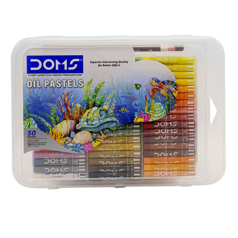 Doms 50 Shades Oil Pastels | Vibrant Colors