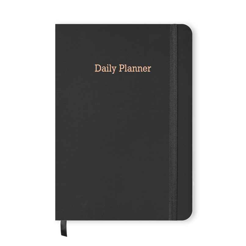 Papboo Executive Daily Planner For 3 Months (Black)