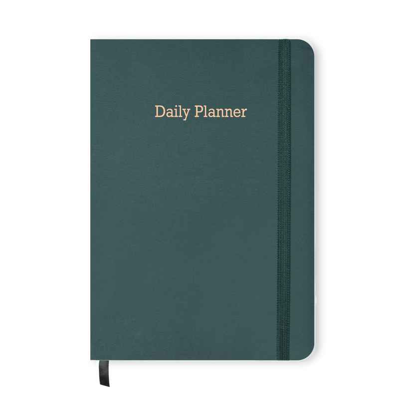 Papboo Executive Daily Planner For 3 Months (Green)