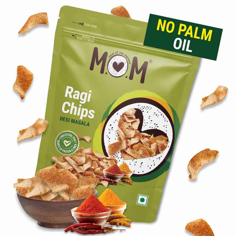 MOM Desi Masala Ragi Chips | No Palm Oil