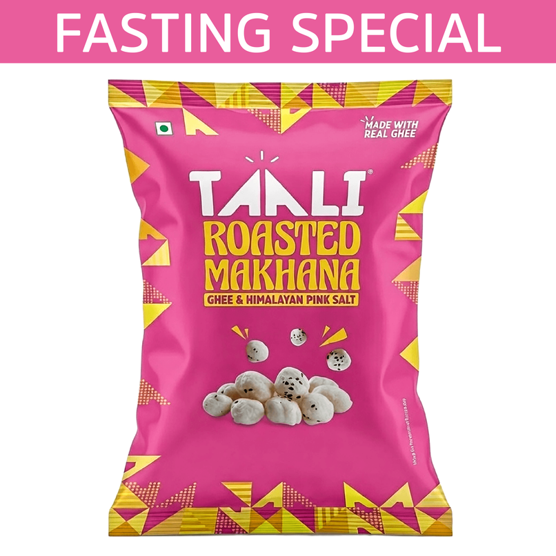 Taali Roasted Makhana - Ghee & Himalayan Pink Salt, Natural, Rich in Protein