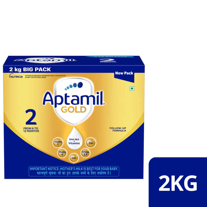 Aptamil Gold Infant Formula Milk Powder | Stage 2 | 6-12 Months | With DHA