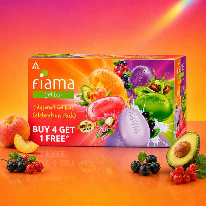 Fiama Gel Bar Celebration Pack With 5 Unique Gel Bars, with Skin Conditioners Fiama Gel Bar Celebration Pack With 5 Unique Gel Bars, with Skin Conditioners