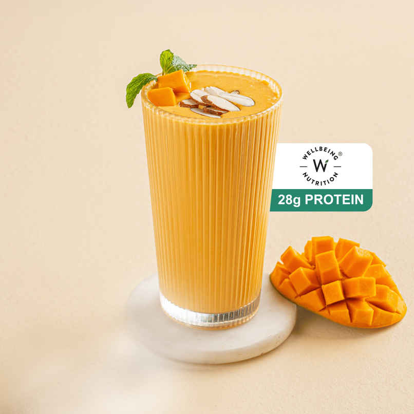 Mango Whey Protein Shake - Wellbeing