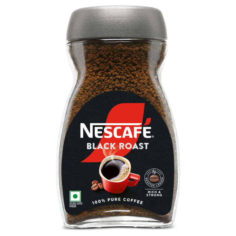 Nescafe Black Roast Instant Coffee | Rich & Strong Nescafe Black Roast Instant Coffee | Rich & Strong