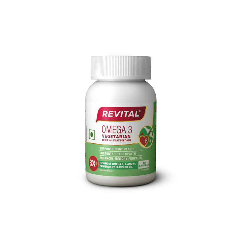Revital Omega 3 VEGetarian 1000mg Flaxseed Oil Revital Omega 3 VEGetarian 1000mg Flaxseed Oil