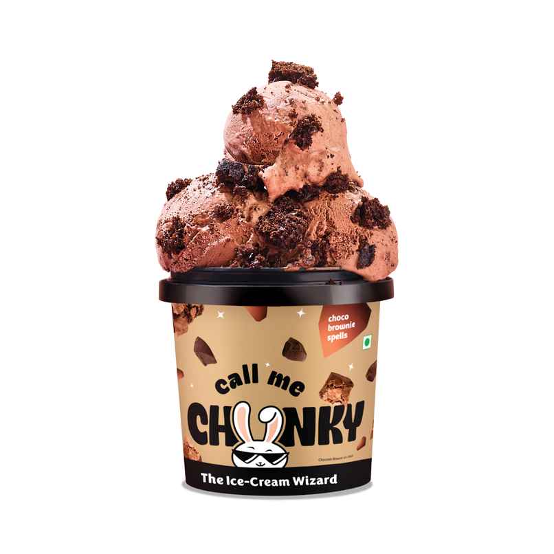 Call Me Chunky Choco Brownie Spells Ice Cream
