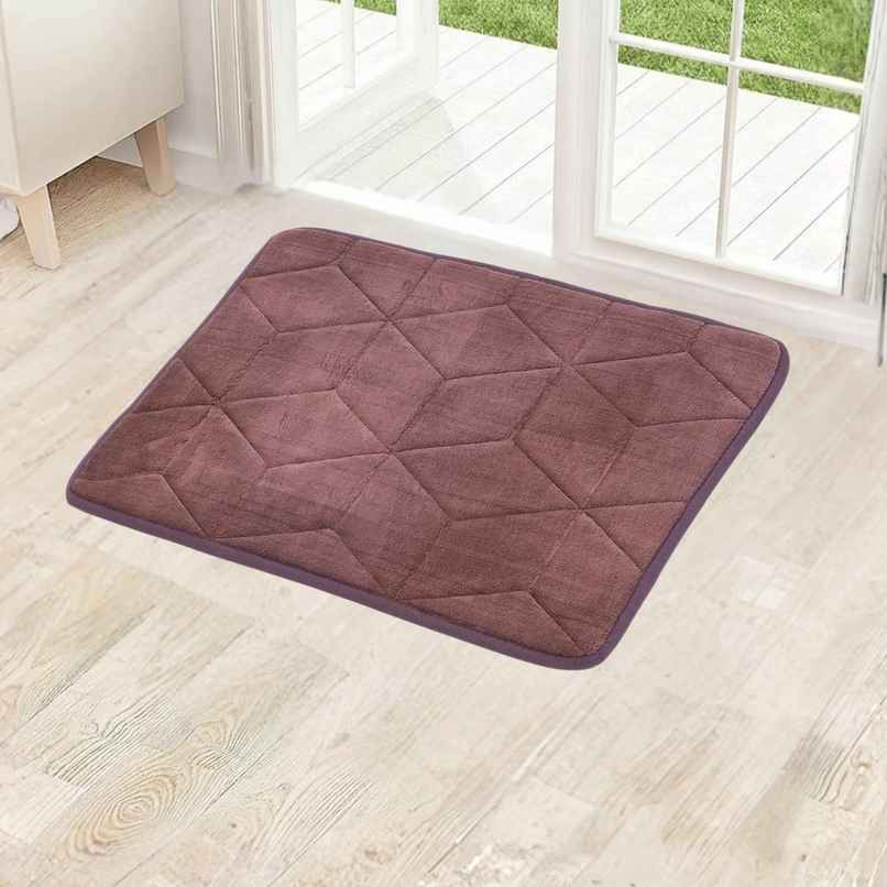 Status Memory Foam Floor Mat | 38 x 58 cm | Brown