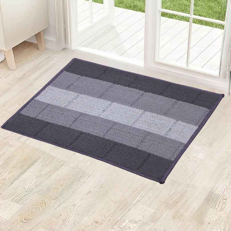 Status Iris Anti- Skid Floor Mat | 38 x 58 cm | Grey