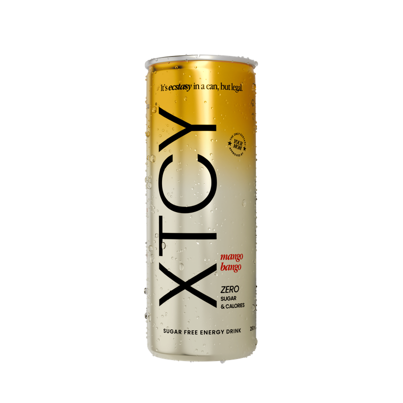 XTCY Mango 75mg Caffeine Zero Sugar Energy Drink
