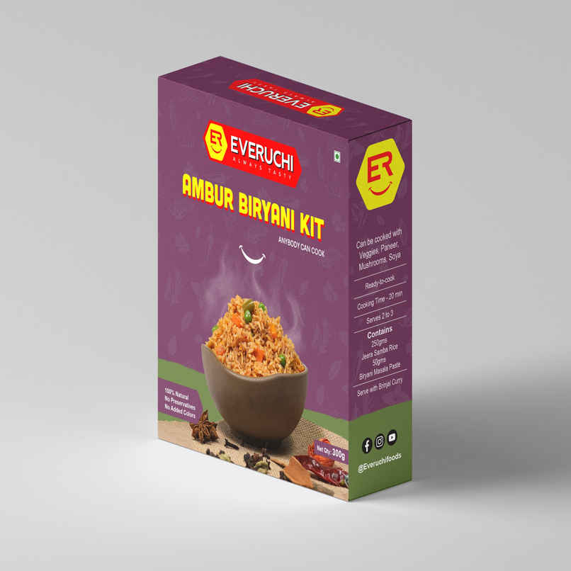 Everuchi Ambur Biryani Kit | Veg