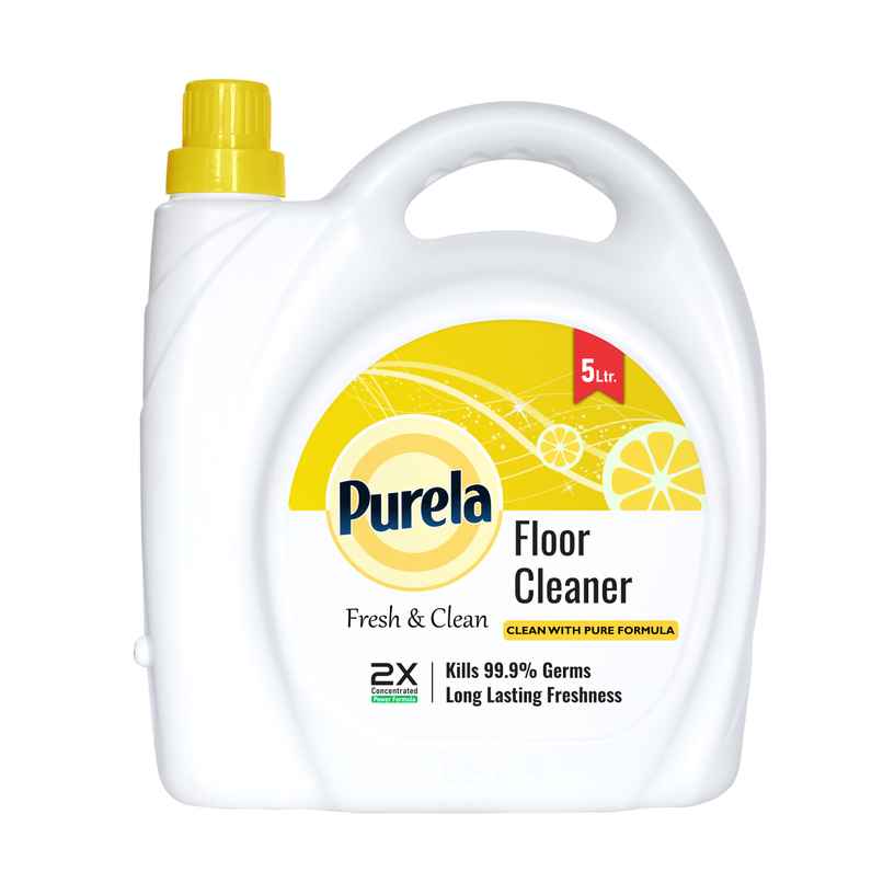 Purela Lemon Floor Cleaner Liquids | Bathroom Surface Cleaning Liquid | Ecofriendly Purela Lemon Floor Cleaner Liquids | Bathroom Surface Cleaning Liquid | Ecofriendly