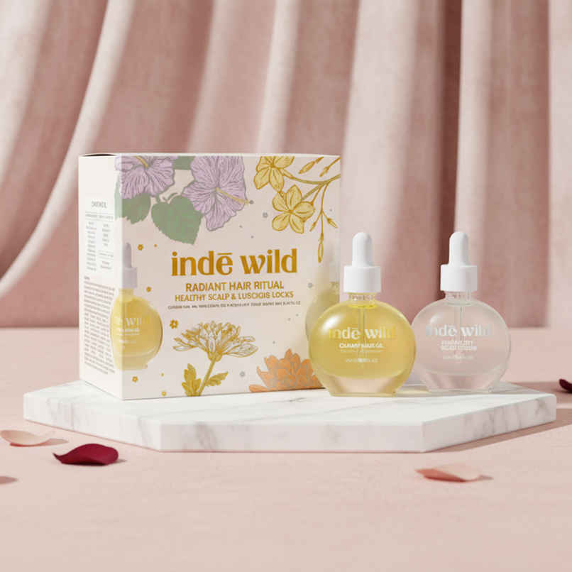 inde wild Radiant Hair Ritual Minis Kit | Hair Care Essentials