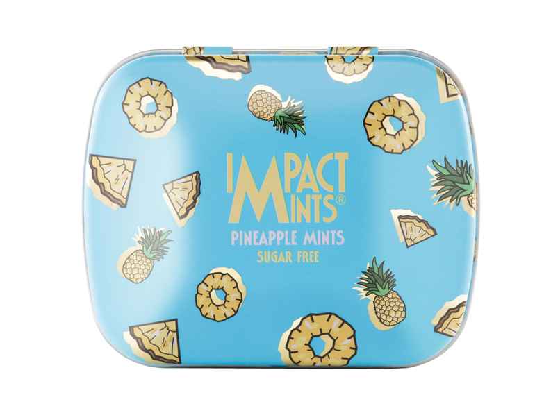Impact Mints Sugar Free Mints Pineapple Impact Mints Sugar Free Mints Pineapple