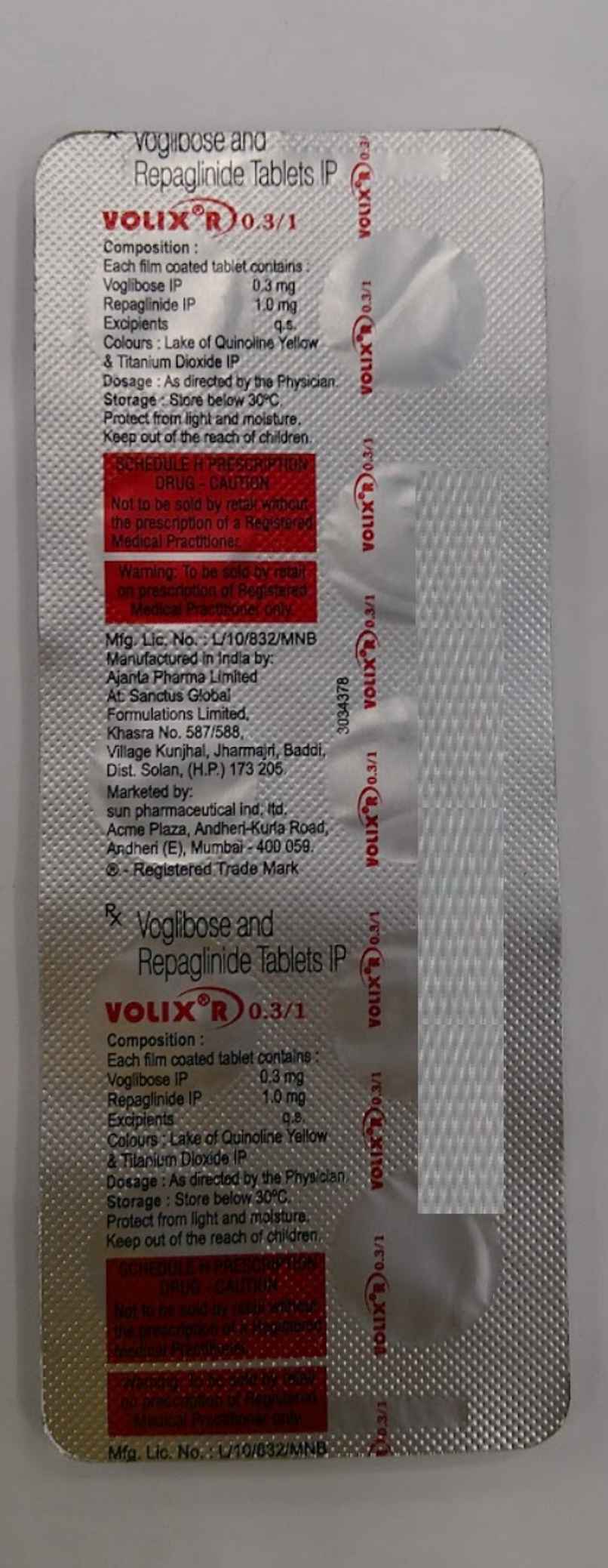 Volix R 0.3/1 Tablet