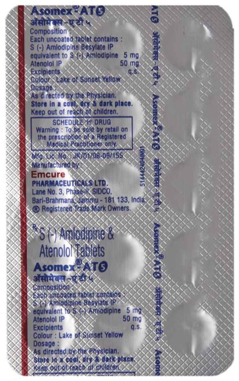 Asomex-AT 5 Tablet Asomex-AT 5 Tablet