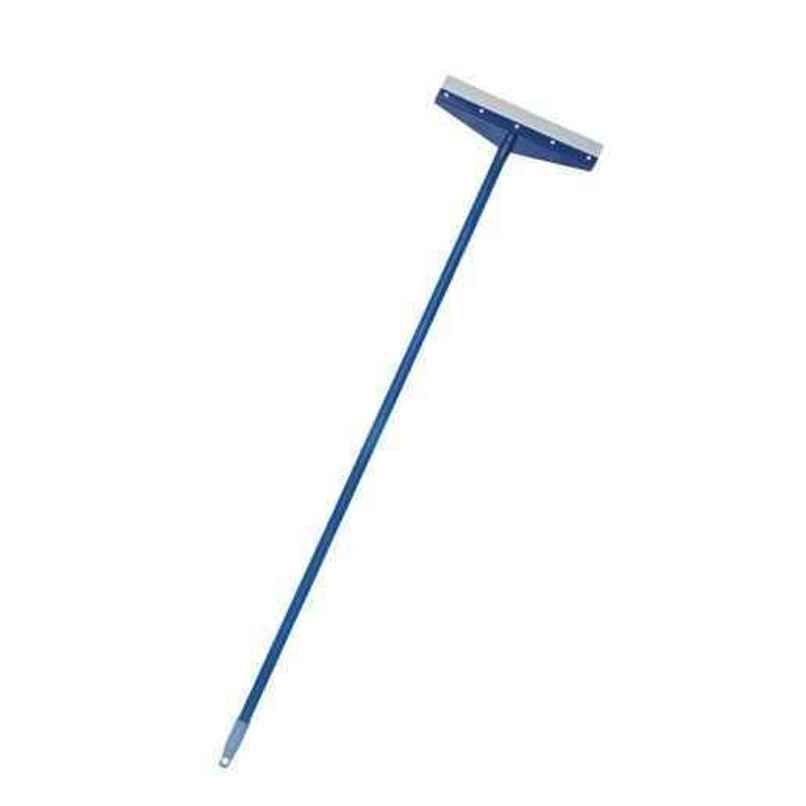 Dash Floor Wiper With 4 Feet Iron Pipe| 30 CM | Blue