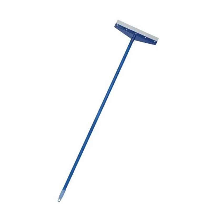 Dash Floor Wiper With 4 Feet Iron Pipe| 30 CM | Blue