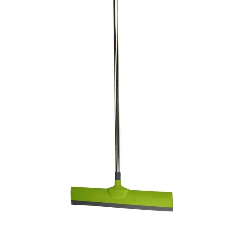 Proclean Floor Eva Wiper | 16 Inch | With SS Handle - 41 Inch | Green