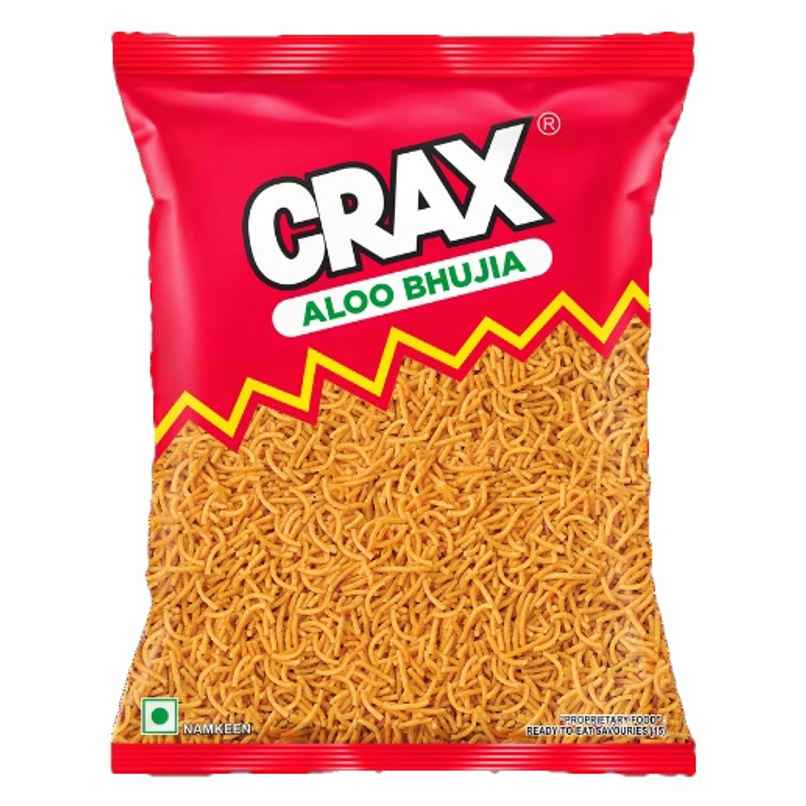 Crax Aloo Bhujia Namkeen Snacks | Crunchy & Savoury Crax Aloo Bhujia Namkeen Snacks | Crunchy & Savoury