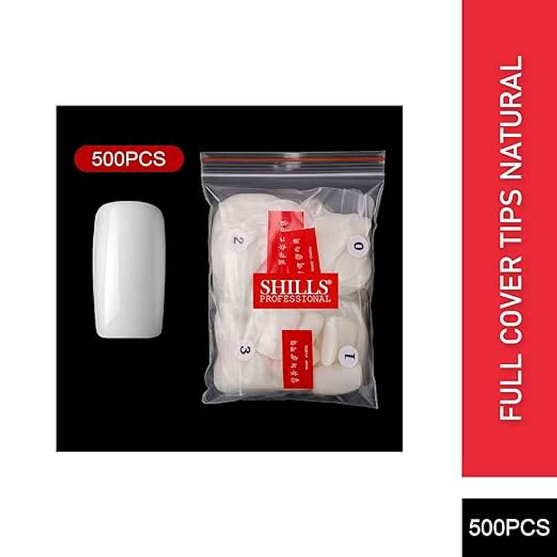 Shills Professional PKT Full Cover Nail Tips | Natural Shills Professional PKT Full Cover Nail Tips | Natural