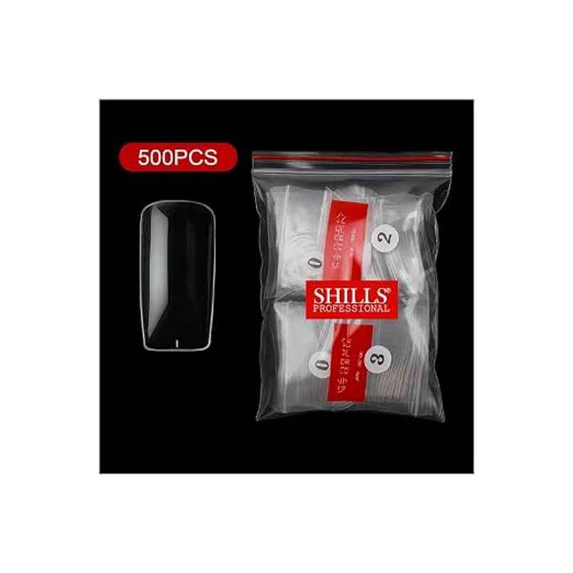 Shills Professional PKT Full Cover Tips | Clear Shills Professional PKT Full Cover Tips | Clear