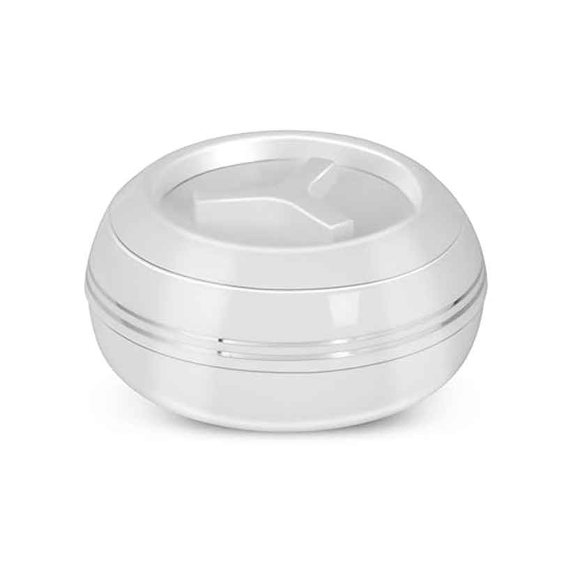 Jaypee Palazio 1500 Casserole, Inner stainless steel, BPA free, Capacity 1.250 L. White