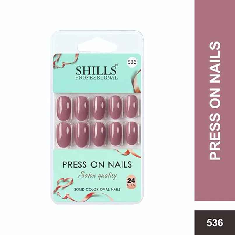 Shills Professional Reusable Oval Press On Nails | Lavender | SPN-536 Shills Professional Reusable Oval Press On Nails | Lavender | SPN-536